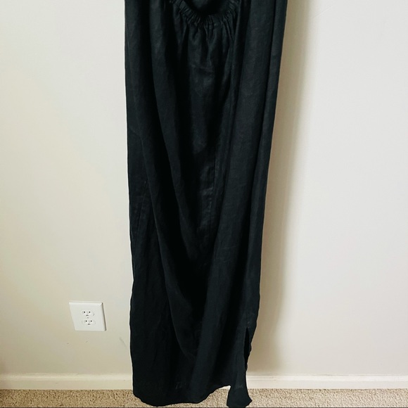 J. Crew Black Linen Halter Maxi Dress - Picture 4 of 6